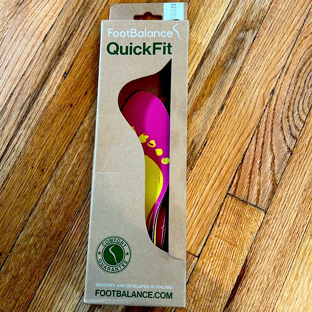 NWT (in box) footbeds